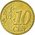 Luxemburgo, 10 Euro Cent, 2003, MBC, Latón, KM:78