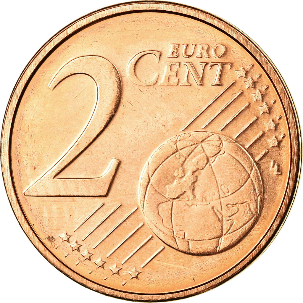 Luxemburgo, 2 Euro Cent, 2003, EBC, Cobre chapado en acero, KM:76