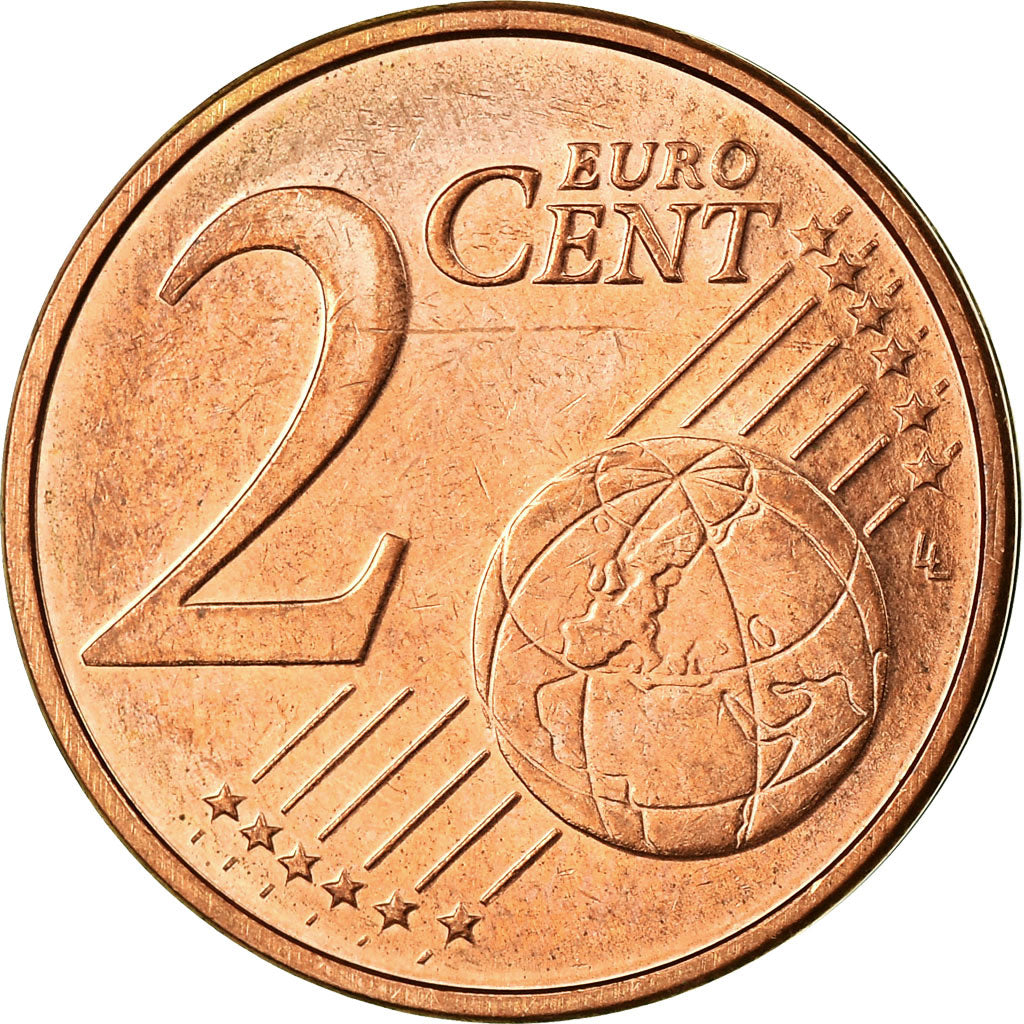 Luxemburg, 2 Euro Cent, 2004, ZF, Copper Plated Steel, KM:76