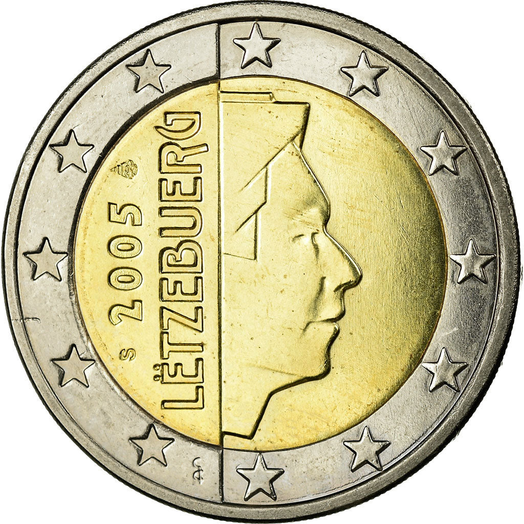 Luxembourg, 2 Euro, 2005, AU(55-58), Bi-Metallic, KM:82
