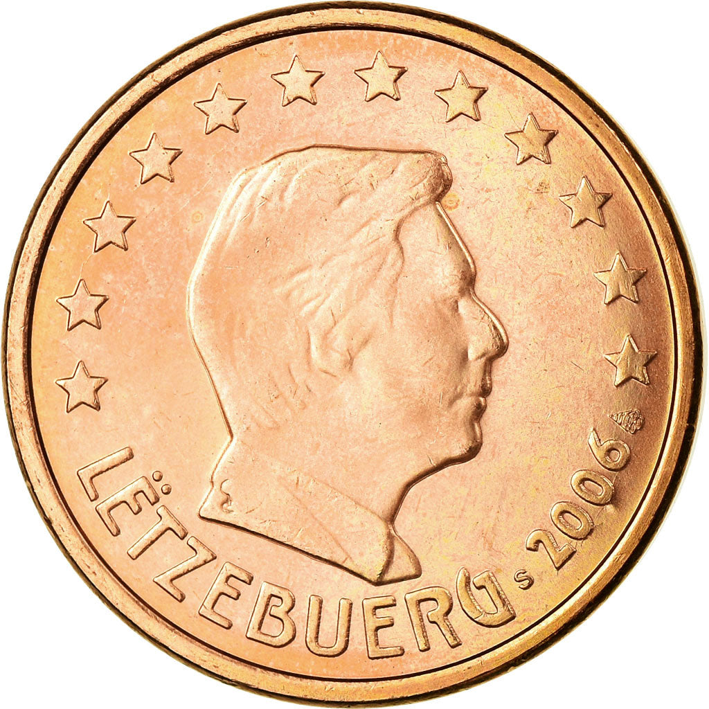 Luxemburg, 5 Euro Cent, 2006, VZ, Copper Plated Steel, KM:77