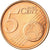 Luxemburgo, 5 Euro Cent, 2006, AU(55-58), Aço Cromado a Cobre, KM:77