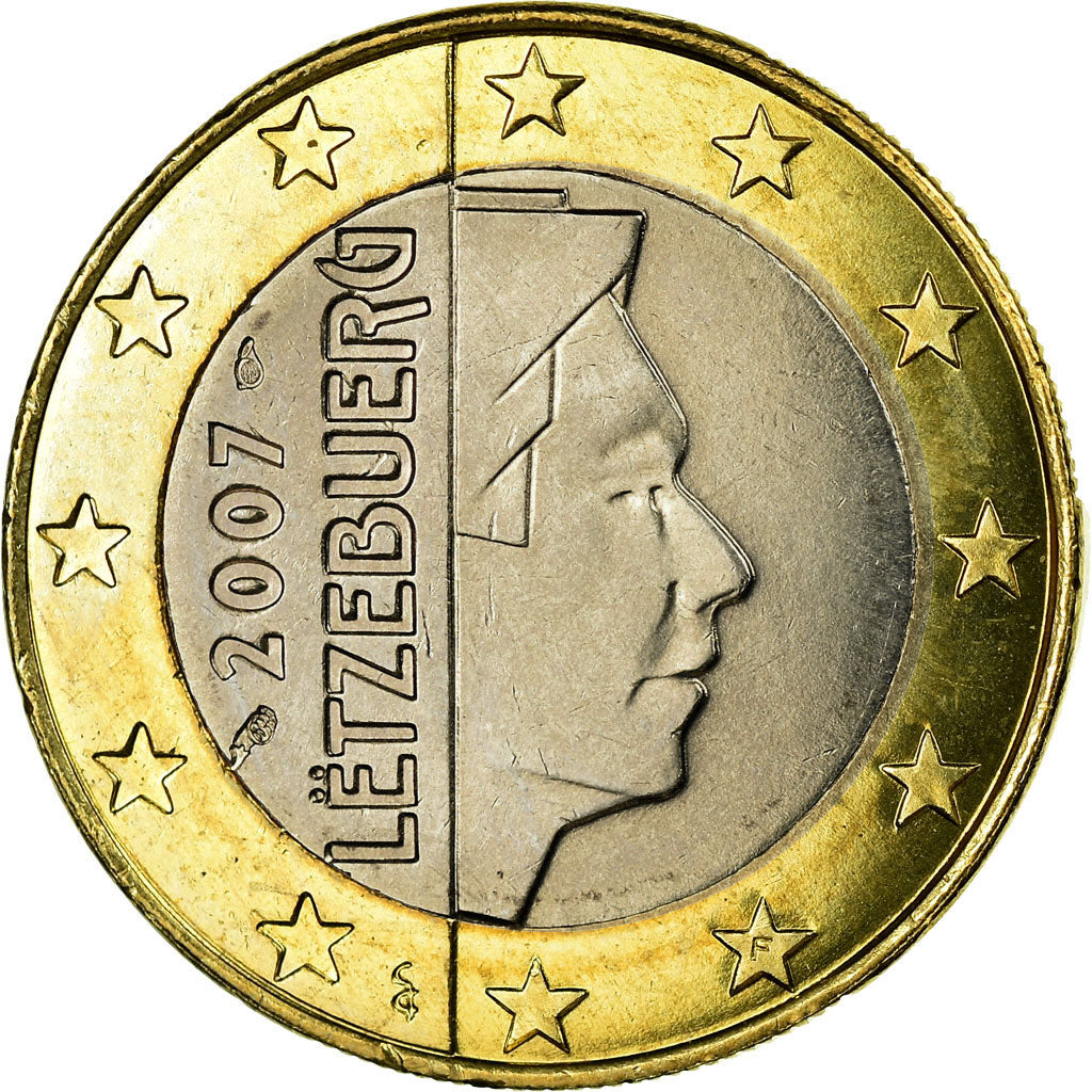 Luxembourg, Euro, 2007, AU(55-58), Bi-Metallic, KM:92