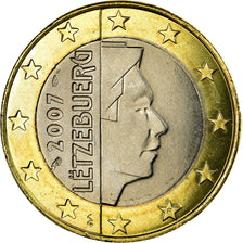 Luxembourg, Euro, 2007, AU(55-58), Bi-Metallic, KM:92
