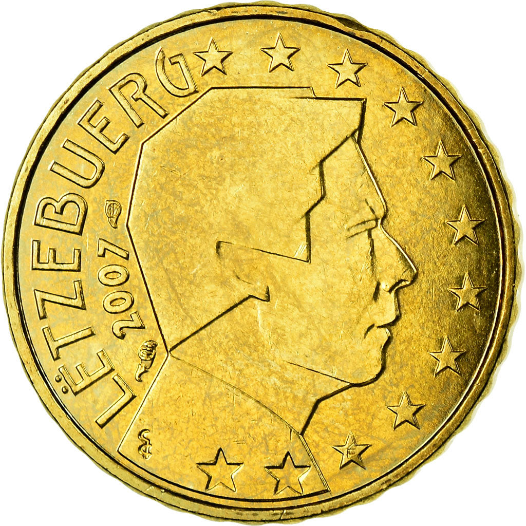 Luxemburg, 10 Euro Cent, 2007, PR, Tin, KM:89