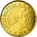 Lussemburgo, 20 Euro Cent, 2008, SPL-, Ottone, KM:90
