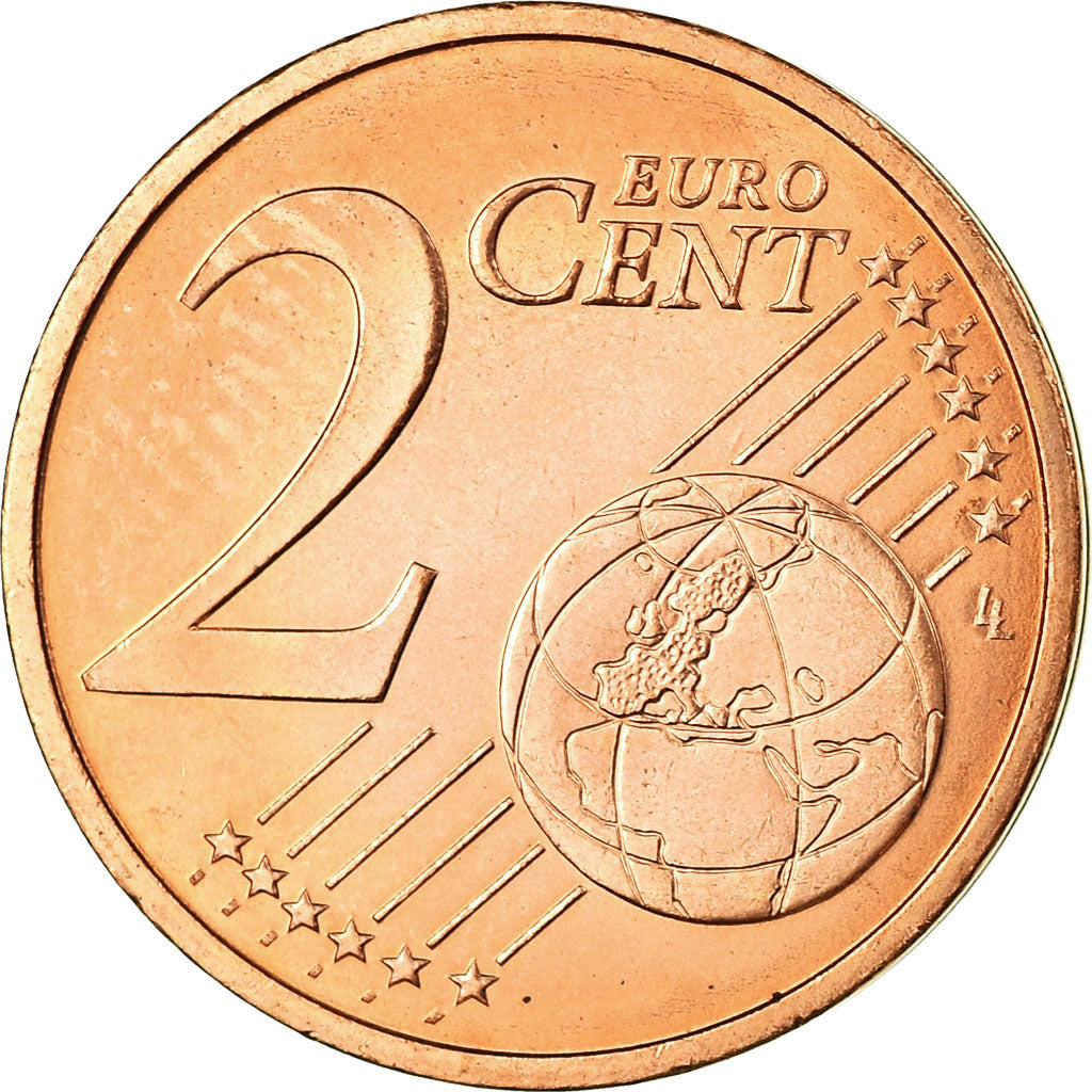 Lussemburgo, 2 Euro Cent, 2008, SPL-, Acciaio placcato rame, KM:76