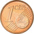 Luxemburgo, Euro Cent, 2008, EBC, Cobre chapado en acero, KM:75