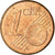 França, Euro Cent, 2009, EF(40-45), Aço Cromado a Cobre, Gadoury:1., KM:1282