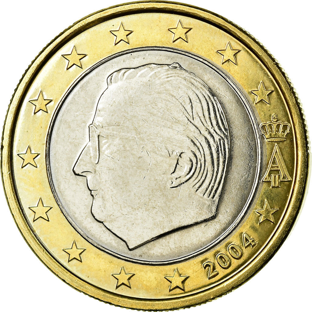 Bélgica, Euro, 2004, AU(55-58), Bimetálico, KM:230