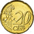 Bélgica, 20 Euro Cent, 2004, MBC, Latón, KM:228