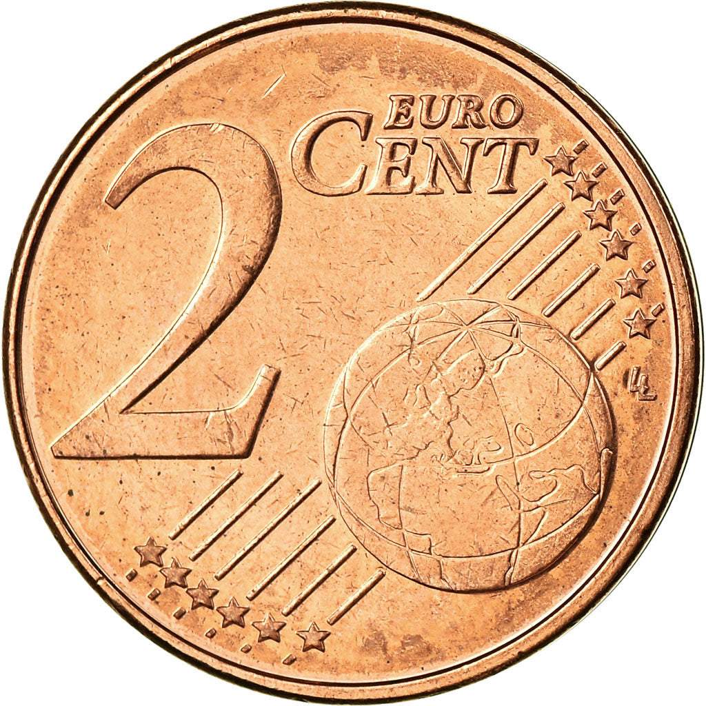 Bélgica, 2 Euro Cent, 2004, AU(55-58), Aço Cromado a Cobre, KM:225