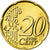 Belgien, 20 Euro Cent, 2006, UNZ, Messing, KM:228