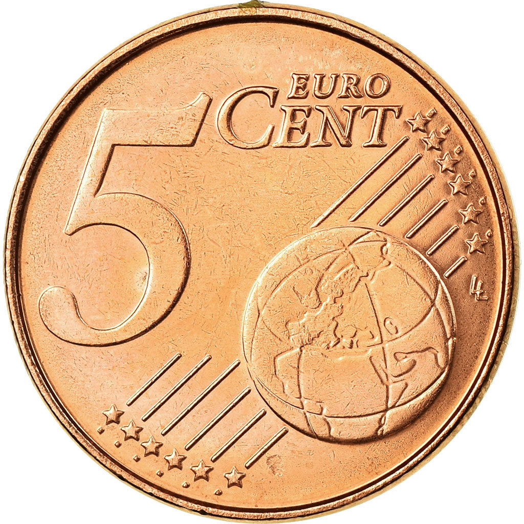 Bélgica, 5 Euro Cent, 2006, AU(55-58), Aço Cromado a Cobre, KM:226