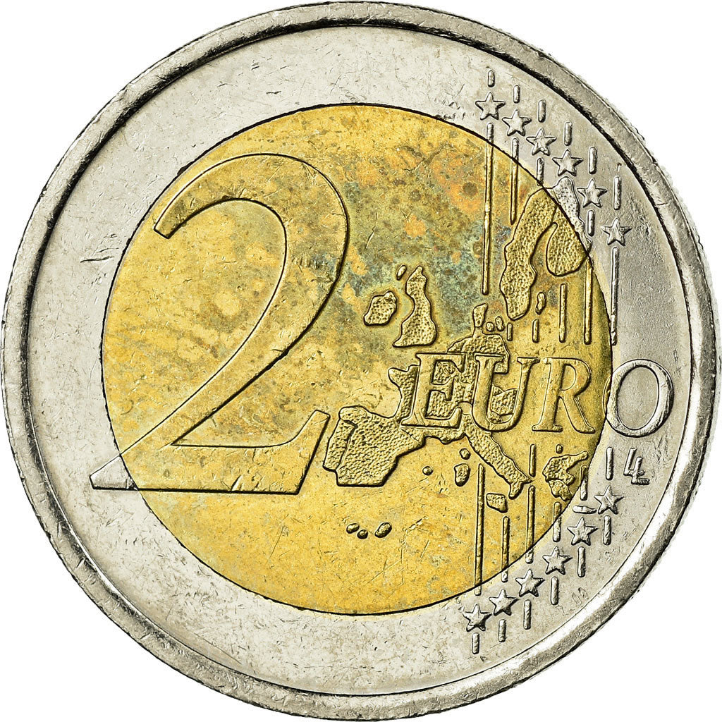 REPÚBLICA DE IRLANDA, 2 Euro, 2002, MBC, Bimetálico, KM:39
