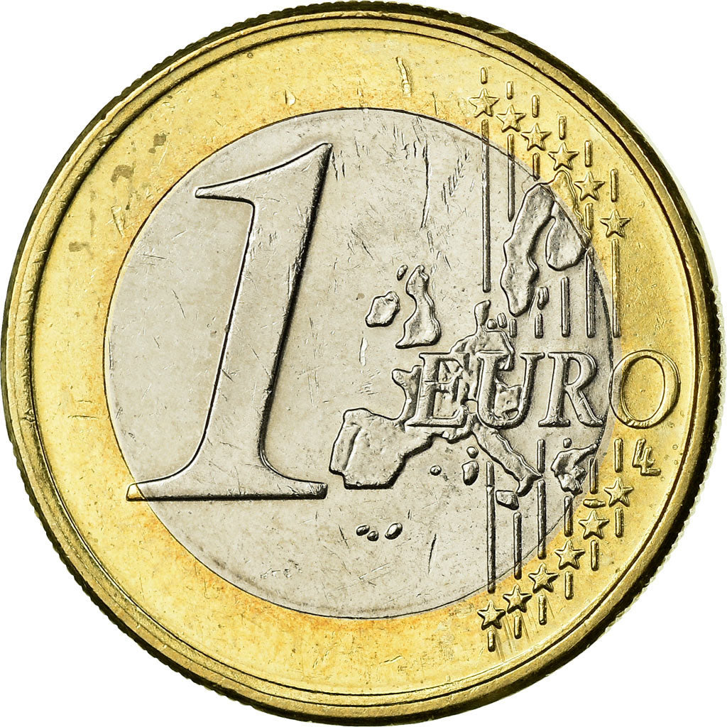 IRELAND REPUBLIC, Euro, 2003, EF(40-45), Bi-Metallic, KM:38