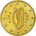 REPÚBLICA DE IRLANDA, 10 Euro Cent, 2004, MBC, Latón, KM:35