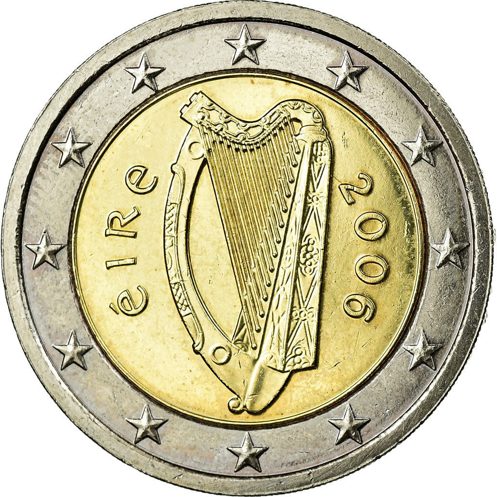 IRELAND REPUBLIC, 2 Euro, 2006, EF(40-45), Bi-Metallic, KM:39