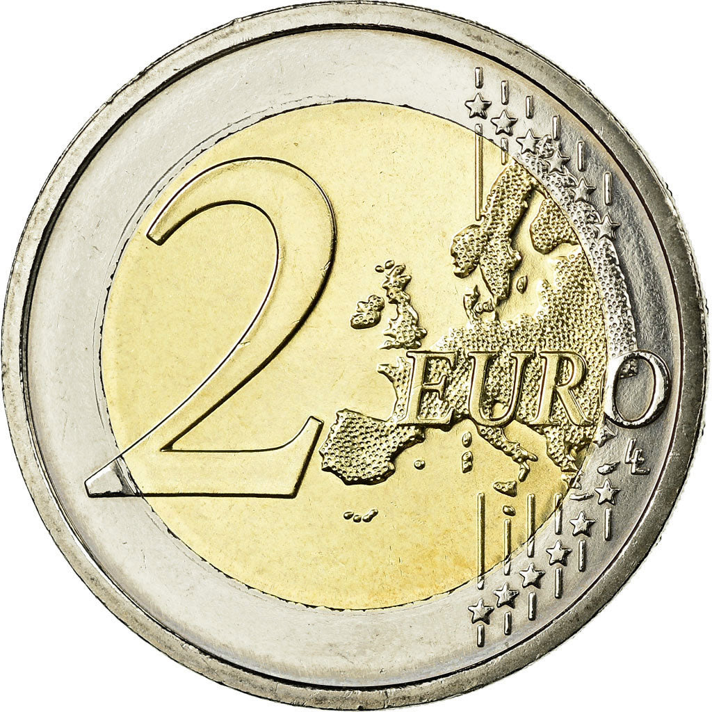 IRELAND REPUBLIC, 2 Euro, 2007, AU(55-58), Bi-Metallic, KM:51