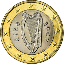 IRELAND REPUBLIC, Euro, 2007, AU(55-58), Bi-Metallic, KM:50