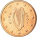REPUBLIKA IRLANDII, 5 Euro Cent, 2007, Sandyford, AU(55-58), Miedź platerowana