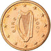 REPÚBLICA DA IRLANDA, Euro Cent, 2007, AU(55-58), Aço Cromado a Cobre, KM:32
