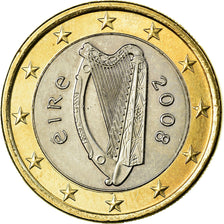 IRELAND REPUBLIC, Euro, 2008, AU(55-58), Bi-Metallic, KM:50