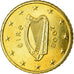 IRELAND REPUBLIC, 50 Euro Cent, 2008, AU(55-58), Brass, KM:49