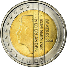 Netherlands, 2 Euro, 2004, AU(55-58), Bi-Metallic, KM:241