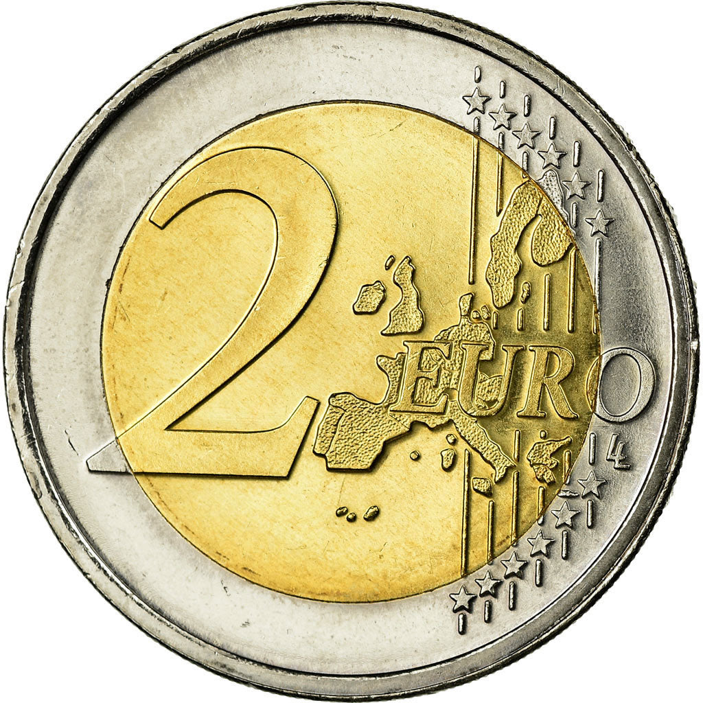 Netherlands, 2 Euro, 2004, AU(55-58), Bi-Metallic, KM:241