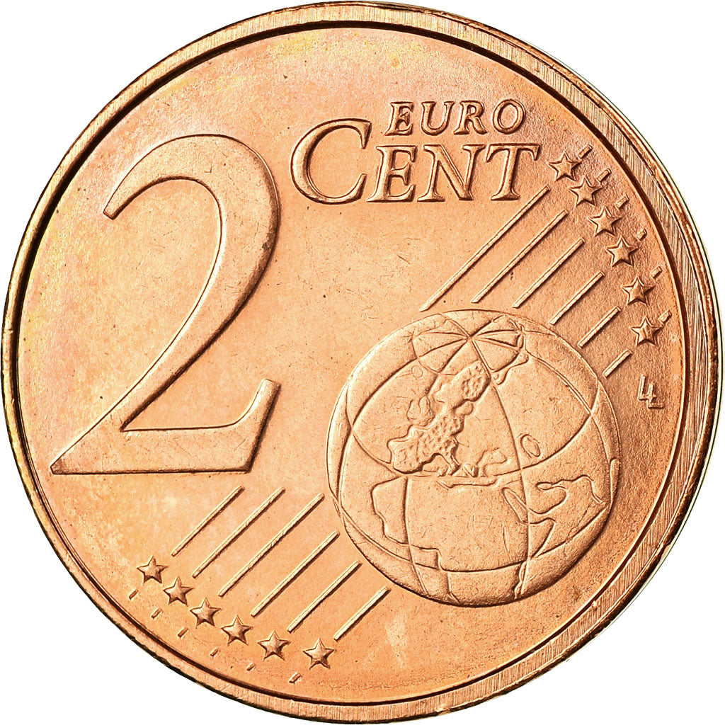 Netherlands, 2 Euro Cent, 2004, AU(55-58), Copper Plated Steel, KM:235
