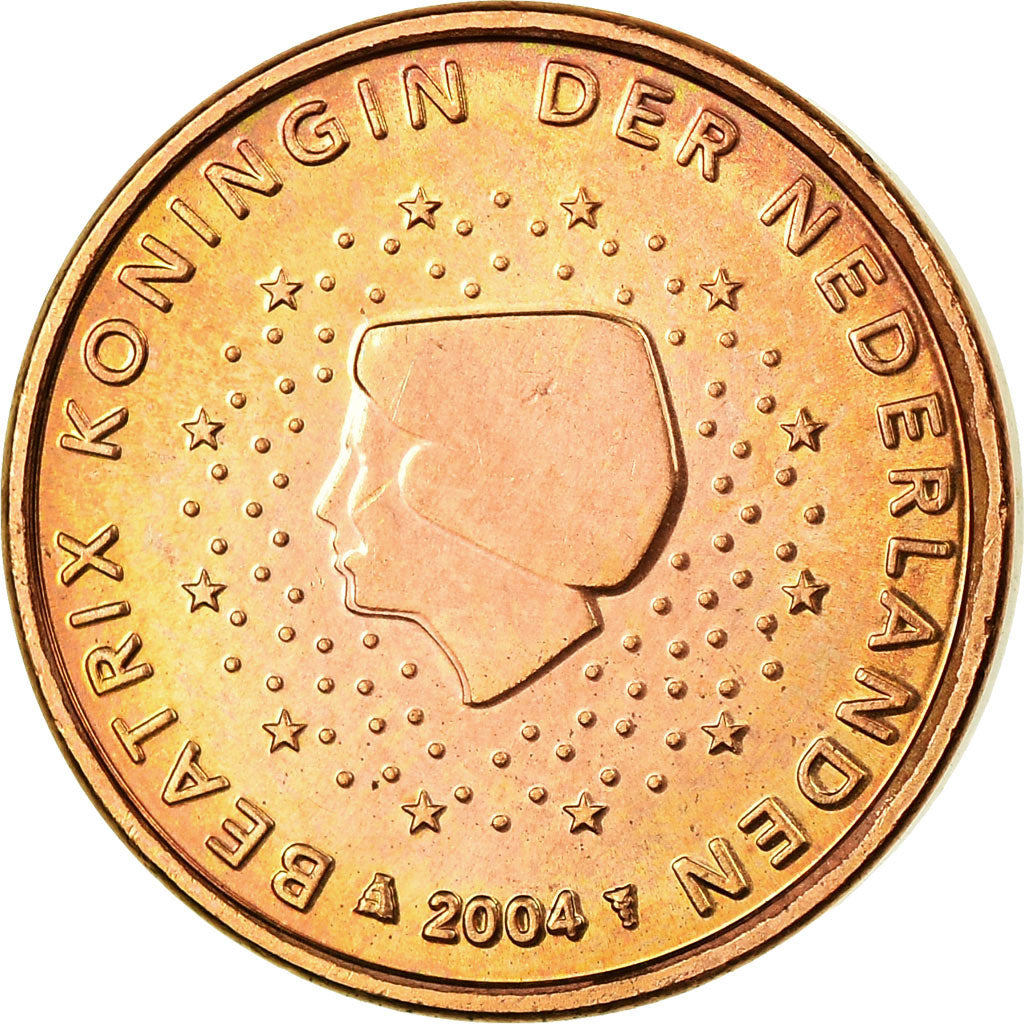 Netherlands, Euro Cent, 2004, AU(55-58), Copper Plated Steel, KM:234