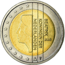 Netherlands, 2 Euro, 2005, AU(55-58), Bi-Metallic, KM:241