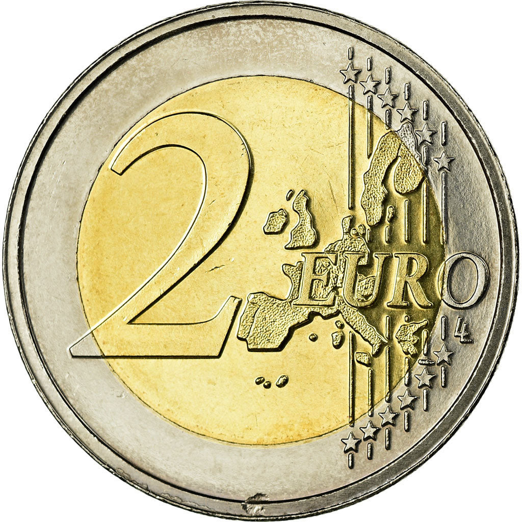 Netherlands, 2 Euro, 2005, AU(55-58), Bi-Metallic, KM:241