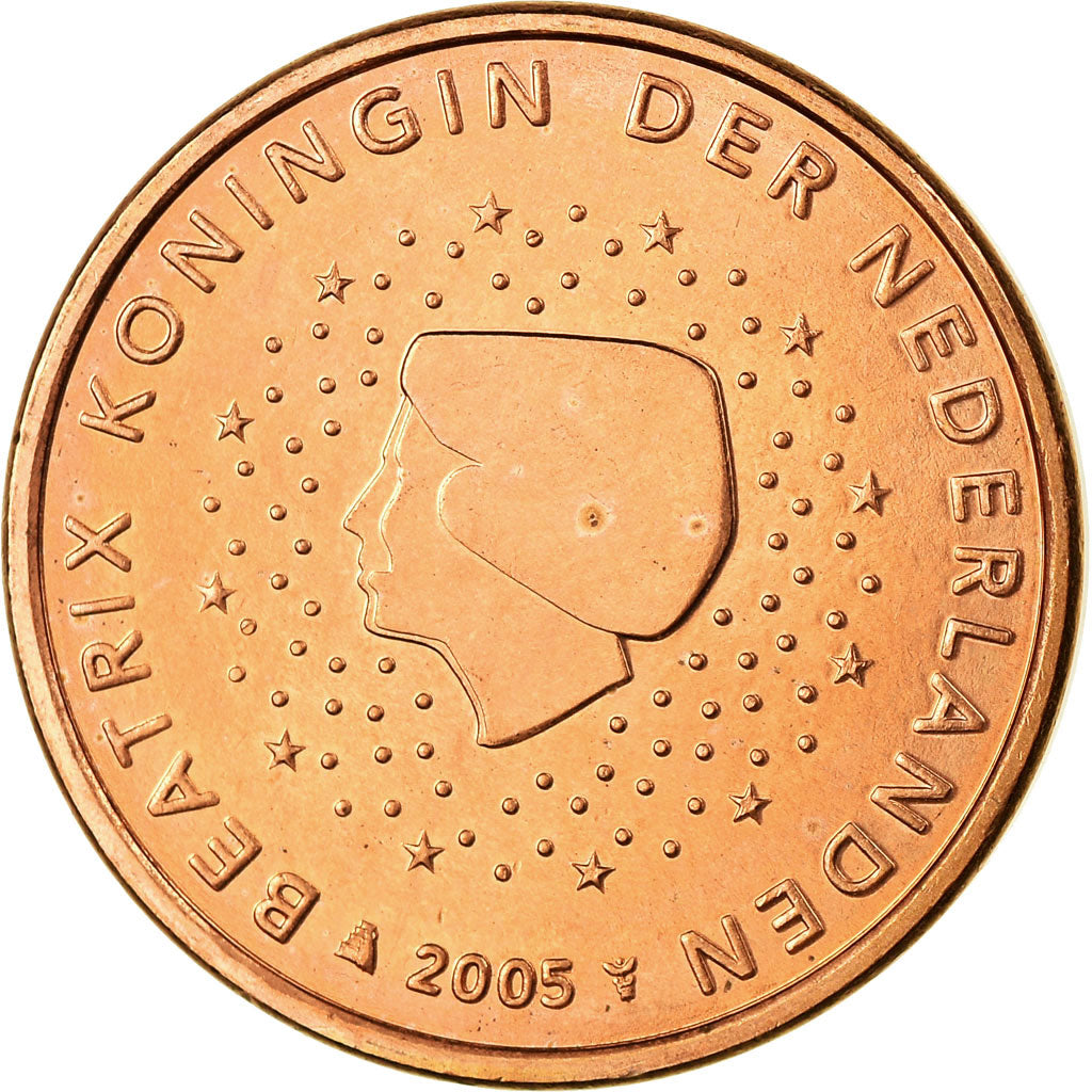 Netherlands, 5 Euro Cent, 2005, AU(55-58), Copper Plated Steel, KM:236