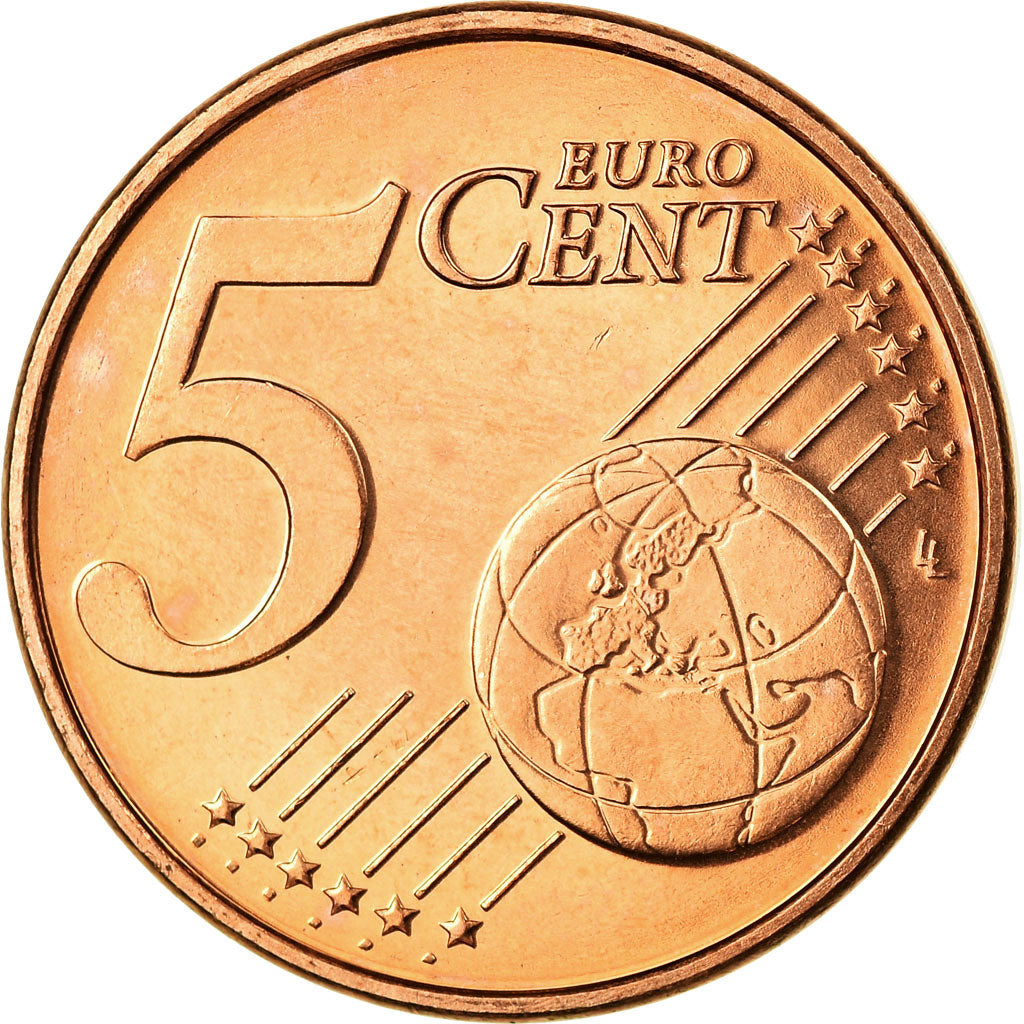 Netherlands, 5 Euro Cent, 2005, AU(55-58), Copper Plated Steel, KM:236