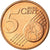 Países Bajos, 5 Euro Cent, 2005, EBC, Cobre chapado en acero, KM:236