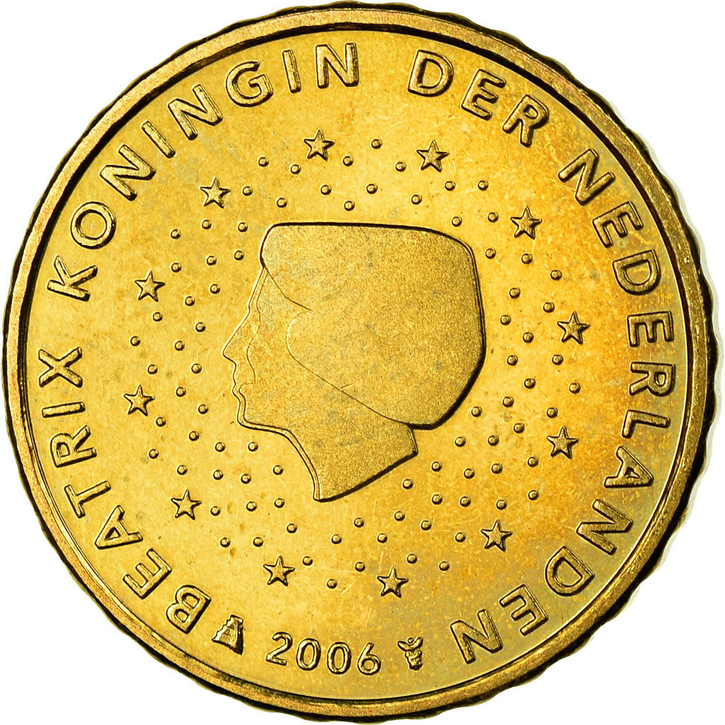 Niederlande, 10 Euro Cent, 2006, VZ, Messing, KM:237