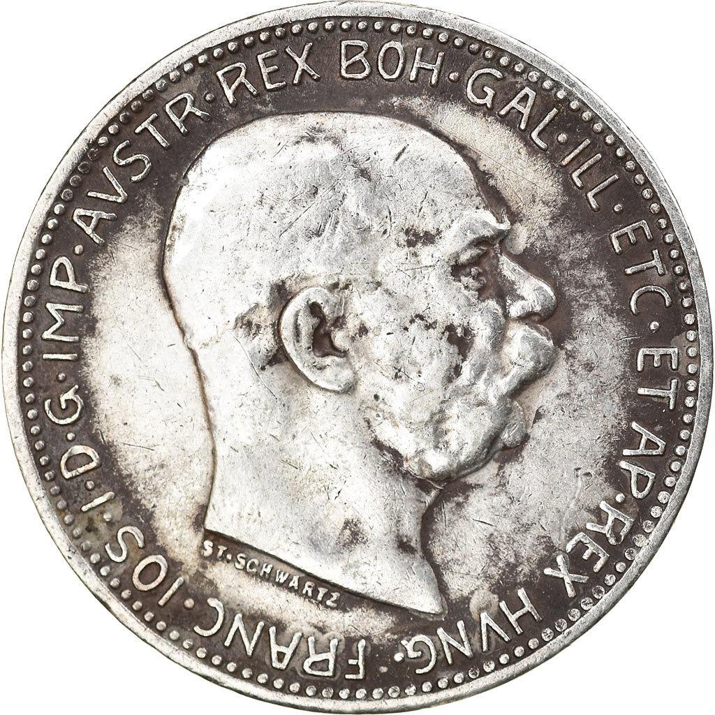 Monnaie, Autriche, Franz Joseph I, Corona, 1916, TTB+, Argent, KM:2820