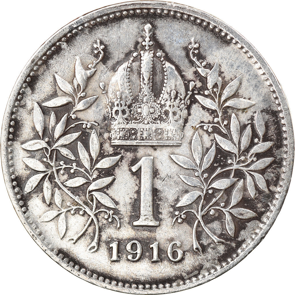 Monnaie, Autriche, Franz Joseph I, Corona, 1916, TTB+, Argent, KM:2820