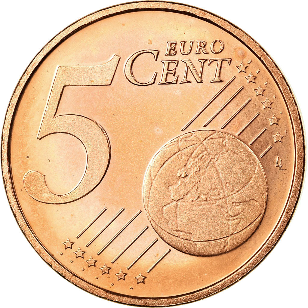 Netherlands, 5 Euro Cent, 2006, AU(55-58), Copper Plated Steel, KM:236