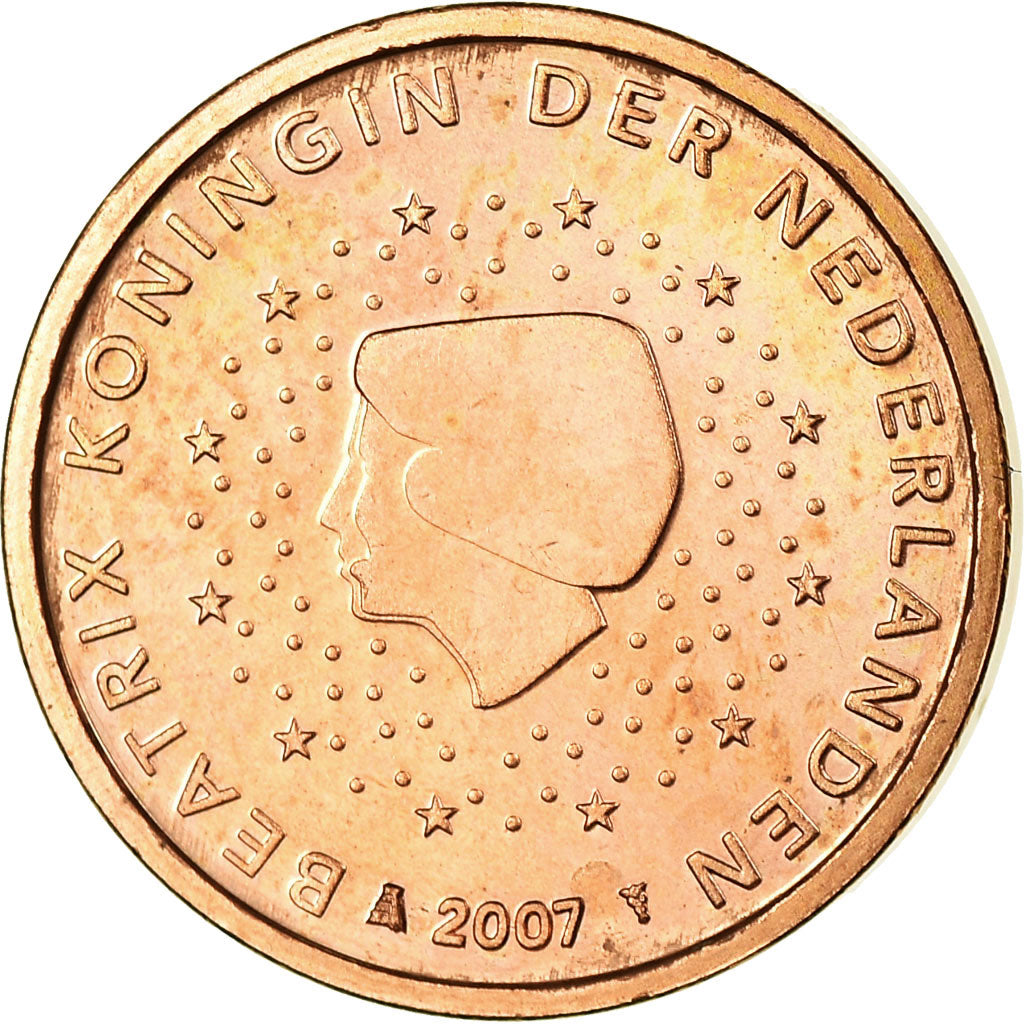 Netherlands, Euro Cent, 2007, AU(55-58), Copper Plated Steel, KM:234