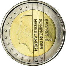 Netherlands, 2 Euro, 2008, MS(63), Bi-Metallic, KM:272