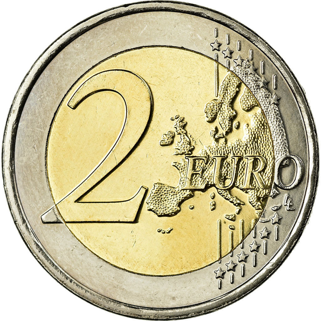 Netherlands, 2 Euro, 2008, MS(63), Bi-Metallic, KM:272