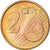 Grecia, 2 Euro Cent, 2002, MBC, Cobre chapado en acero, KM:182