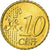 Grecja, 10 Euro Cent, 2003, Athens, MS(63), Mosiądz, KM:184