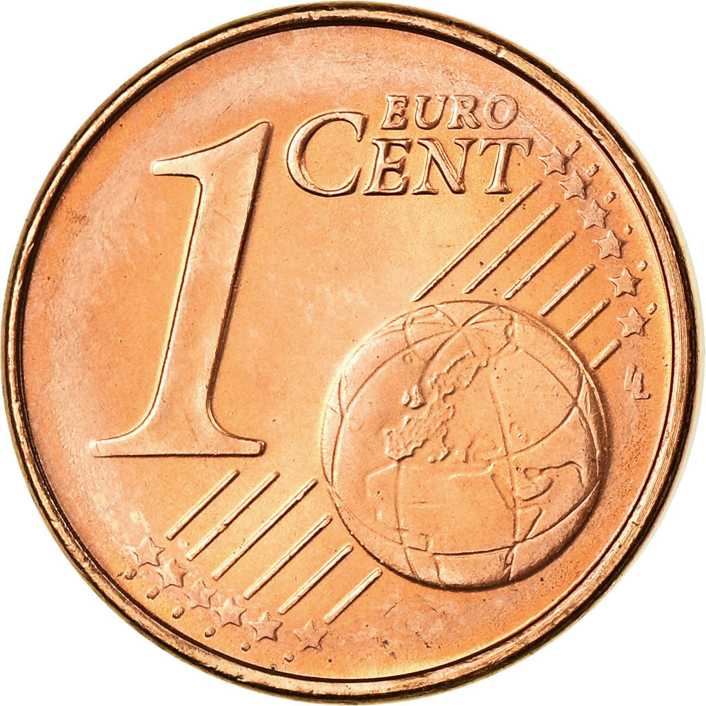 Grécia, Euro Cent, 2003, AU(55-58), Aço Cromado a Cobre, KM:181