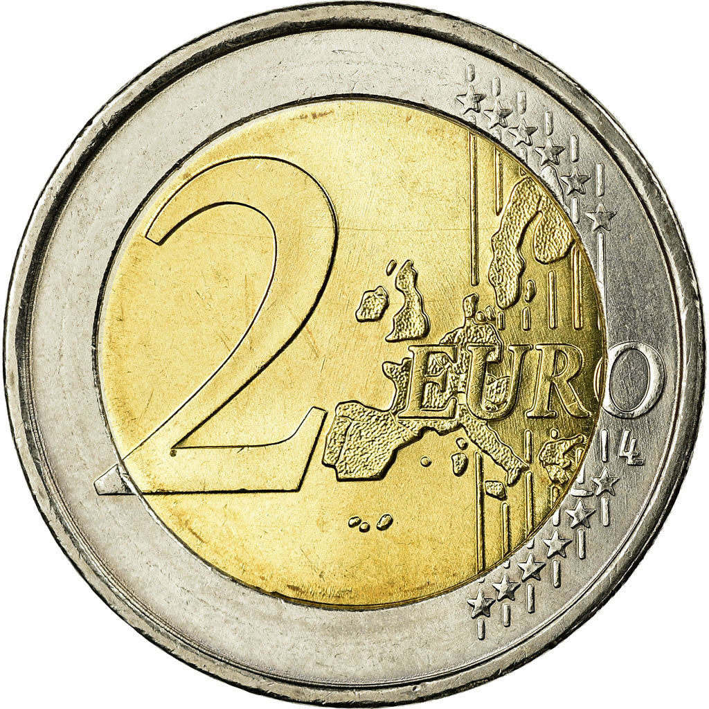 Griechenland, 2 Euro, 2004 Olympics, 2004, VZ, Bi-Metallic, KM:209