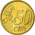 Grécia, 50 Euro Cent, 2004, AU(55-58), Latão, KM:186