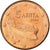 Grecia, 5 Euro Cent, 2004, EBC, Cobre chapado en acero, KM:183